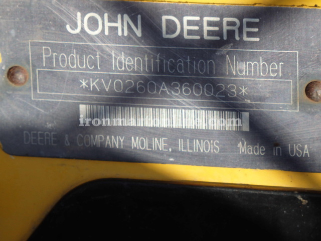 2002 John Deere 260 Series II Skid Steer
