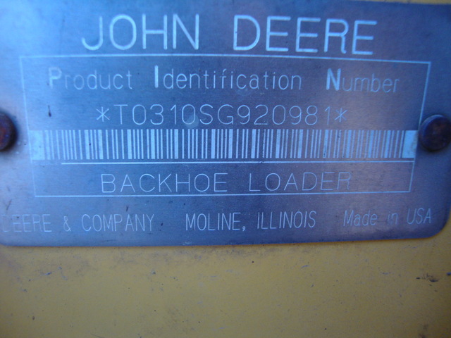 John Deere 310SG 4x4 Backhoe Loader