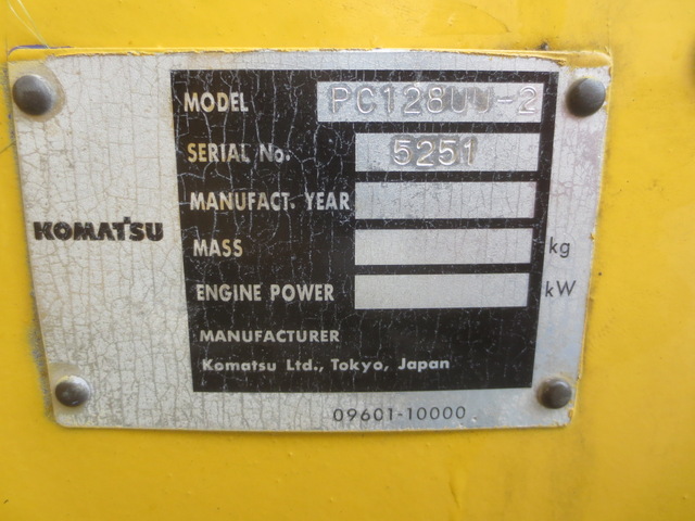 2001 Komatsu PC 128UU