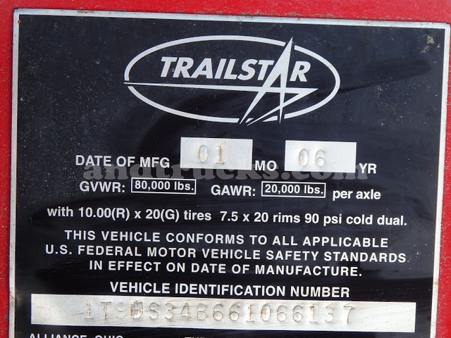 2006 Trailstar 50-Yard Steel Dump Trailer for sale