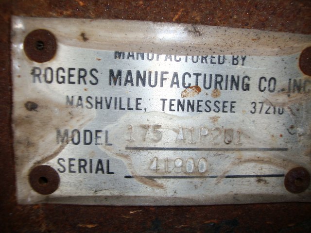 2006 Tri Axle Steel Dump Body  Rogers R Style