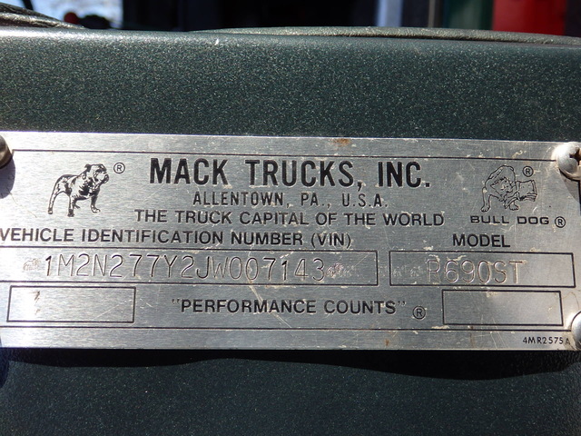 Single Axle Mack used for sale‏