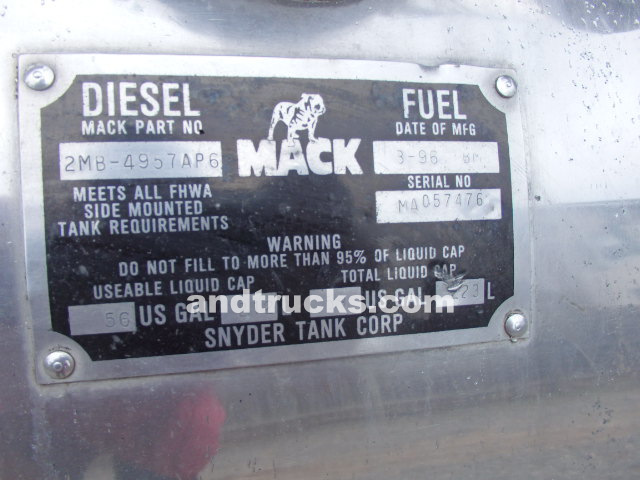 Single Axle Mack used for sale‏