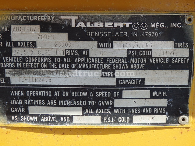Talbert 75-Ton Trailer