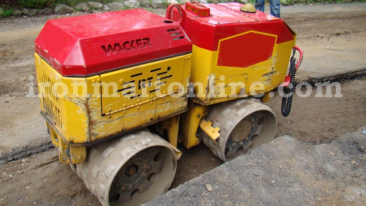 Two Wacker Neuson RT820 Padfoot Trench Rollers