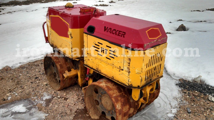 Two Wacker Neuson RT820 Padfoot Trench Rollers