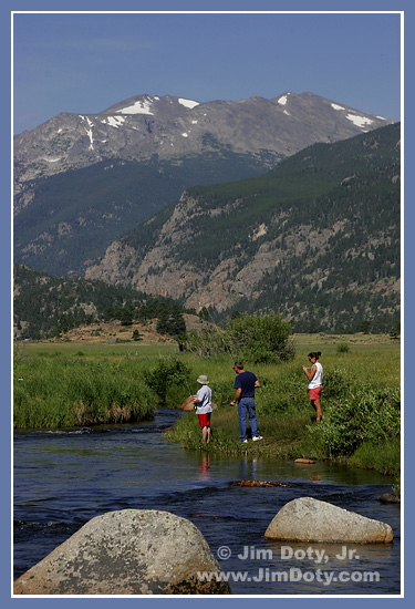 Fishing, Big Thompson River, Rocky Mountain National Park