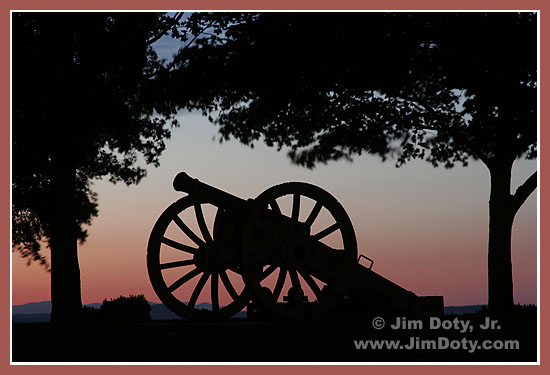 Canon at Trophy Point, West Point, New York. Photo copyright (c) Jim Doty, Jr.