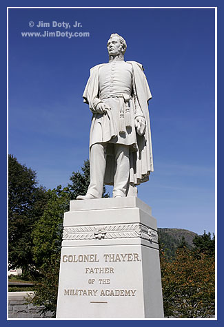 Statue of Colonel Sylvanus Thayer, USMA, West Point, New York