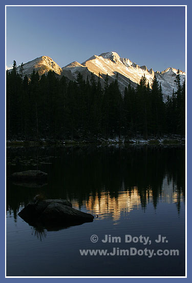 Long's Peak and Nymph Lake, Rocky Mountain National Park