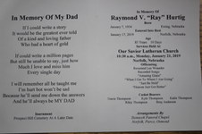 Raymond V "Ray" Hurtig