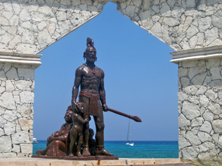 statues sailboat