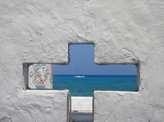 sailboat cross