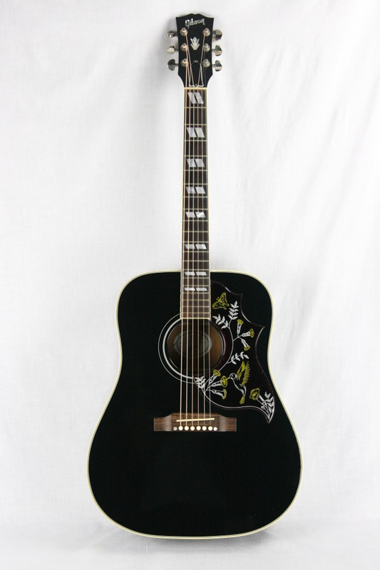 2012 Gibson Hummingbird in Ebony Black Finish! Dreadnought Acoustic