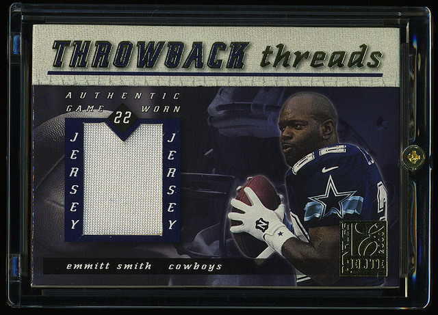 DELETE 5772 2001 Pacific Private Stock Emmitt Smith Game Gear Jersey Patch  #43 *56766