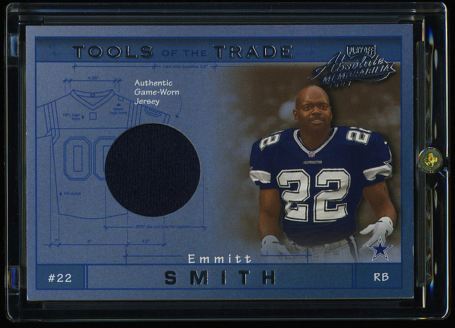 DELETE 5772 2001 Pacific Private Stock Emmitt Smith Game Gear Jersey Patch  #43 *56766