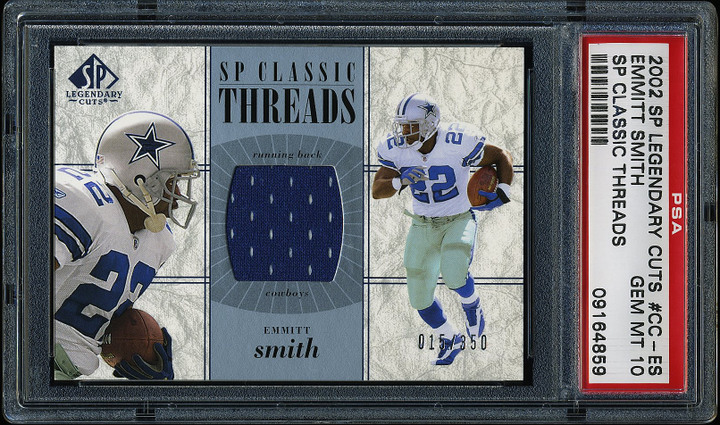 Mavin  2003 Donruss Elite Throwback Threads Emmitt Smith Jersey Patch  #TT-26 (174/250)