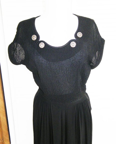 Late%20qu40qus%20Black%20Sheer%20Smocked%20Dress%20Close.jpg