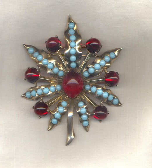 Eisenberg%20Original%20Red%20Cab%20and%20Turquoise%20Brooch.jpg