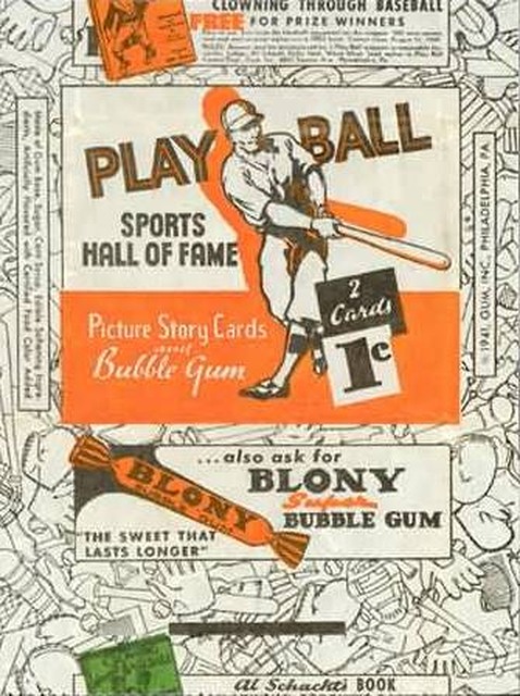 1934 Goudey Wrapper