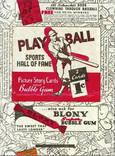 1934 Goudey Wrapper