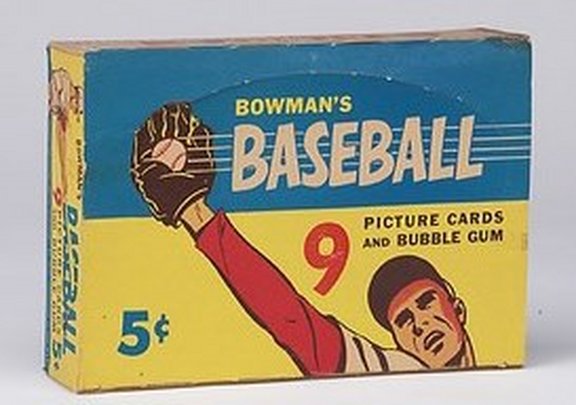 1955 Bowman Display Box