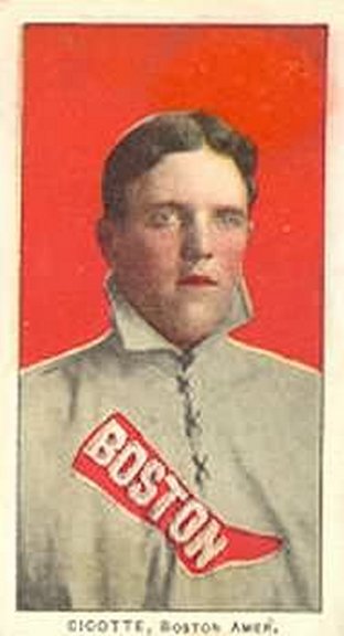 E95 card of Eddie Cicotte