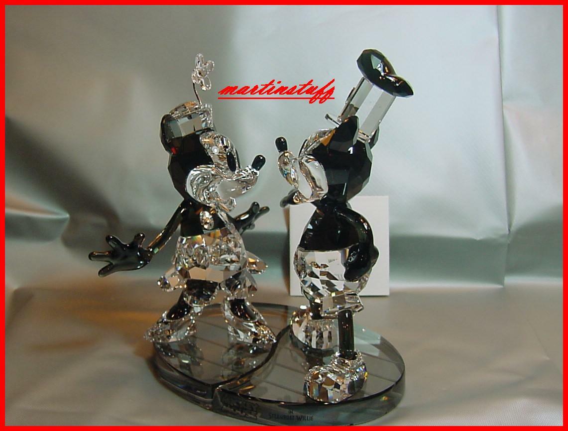 mickey and minnie swarovski figurine