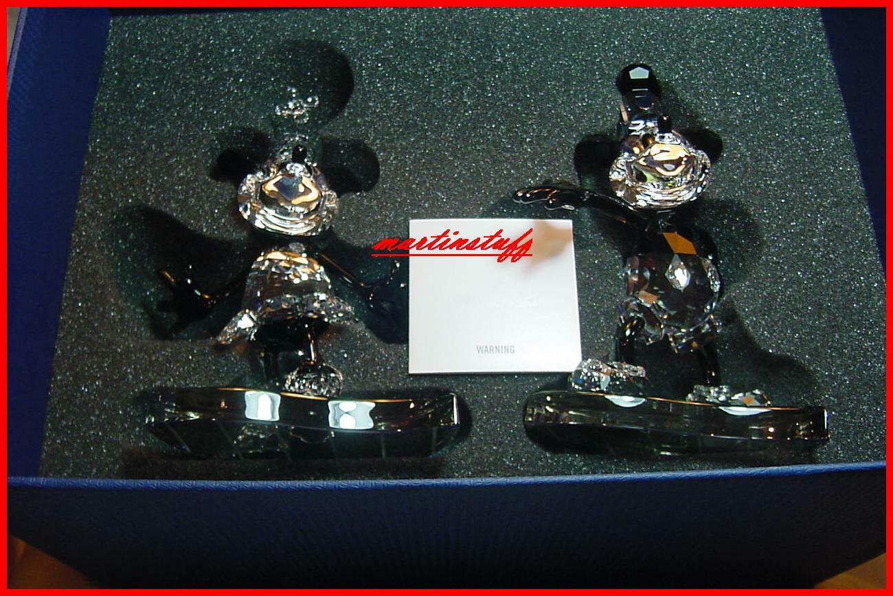 mickey and minnie swarovski figurine