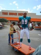 HOME DEPO = DOLPHIN = JASON TAYLOR