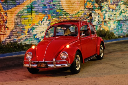 1967 Volkswagen sedan red