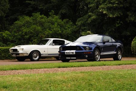1968 and 2006 Ford Mustang GT500s