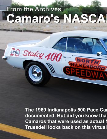 1969 NASCAR Camaro Pacecar AT