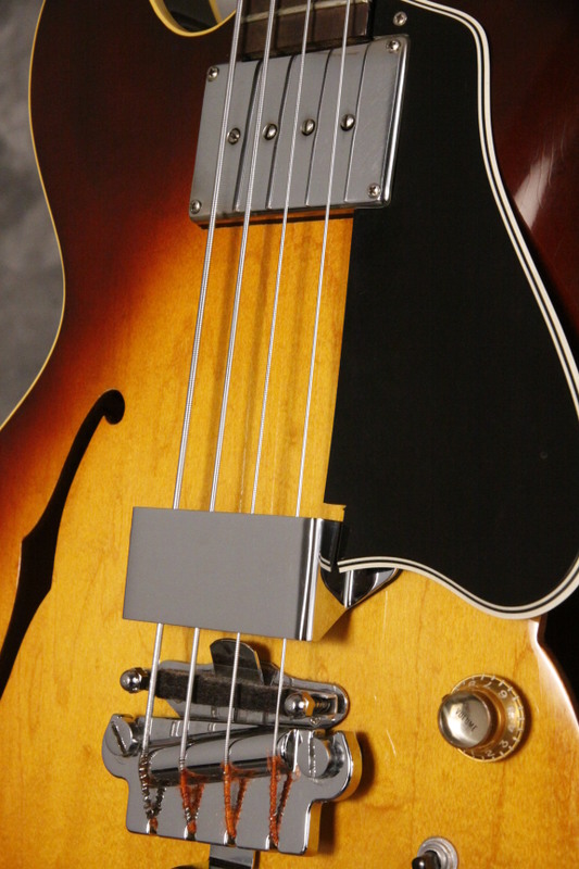 original 1966 Gibson EB2 hollow body Bass SUNBURST!!! CLEAN!!! eBay