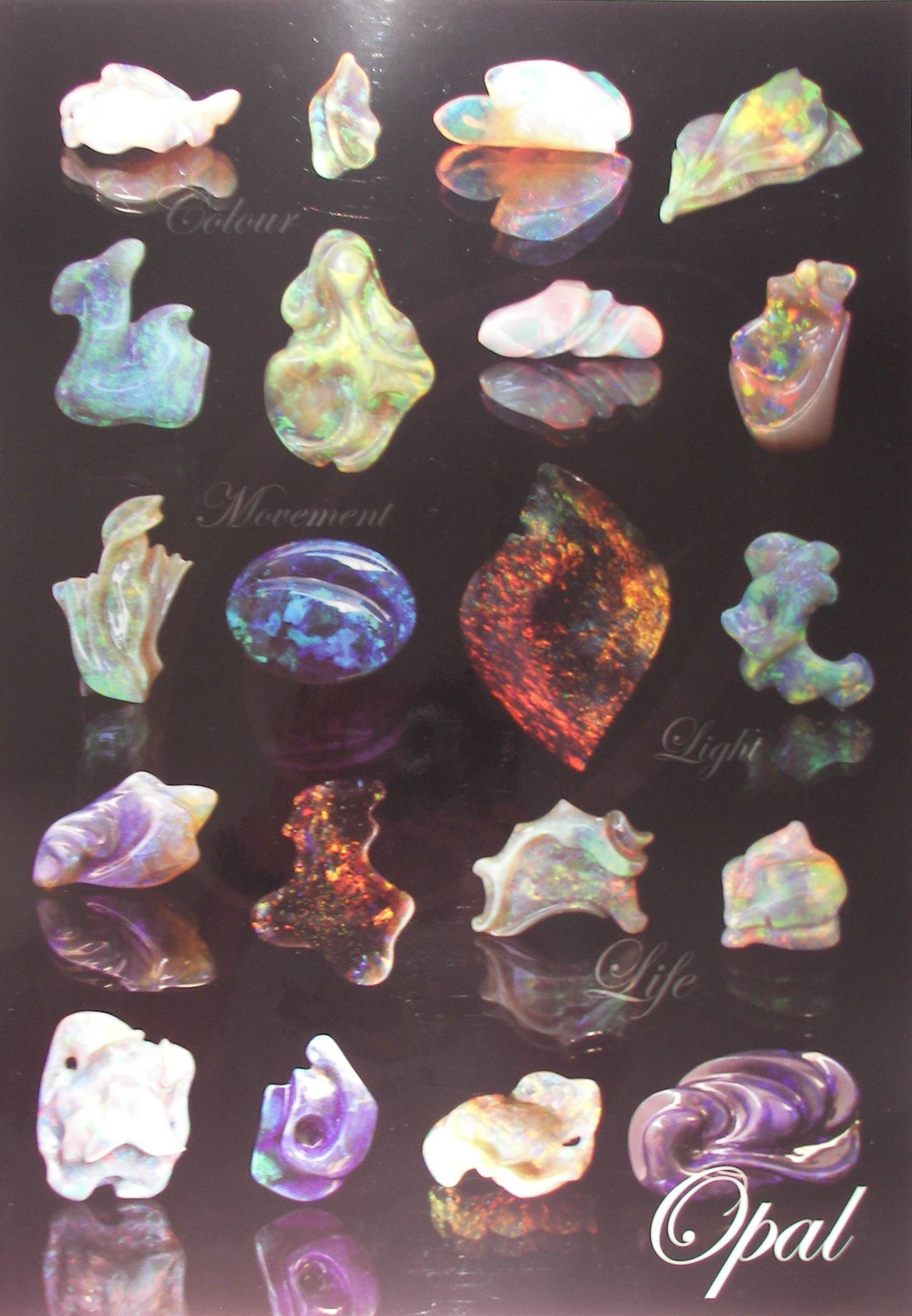 Opal Carving Poster