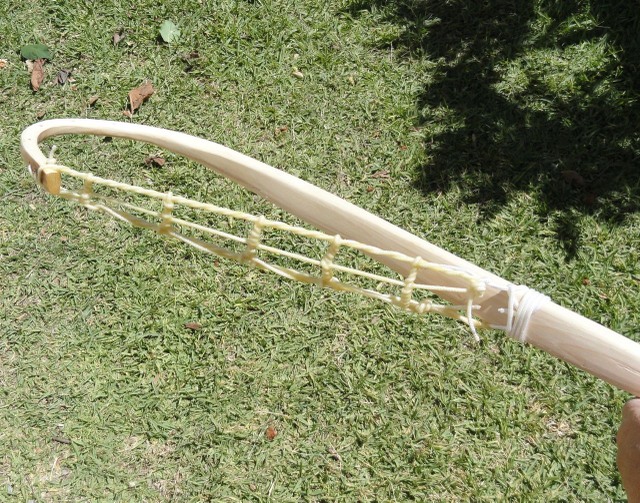 Making an Iroquois Style Lacrosse Stick