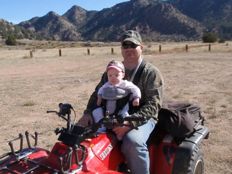 Some new Pics Of Our Miracle Baby, Doin what Little Redneck Do Best... 319558_10150359697349571_644984570_7974839_236549295_n