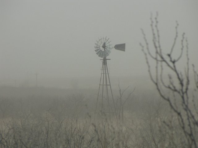 Dusty windmill