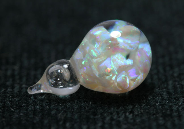 floating opal orb without cap