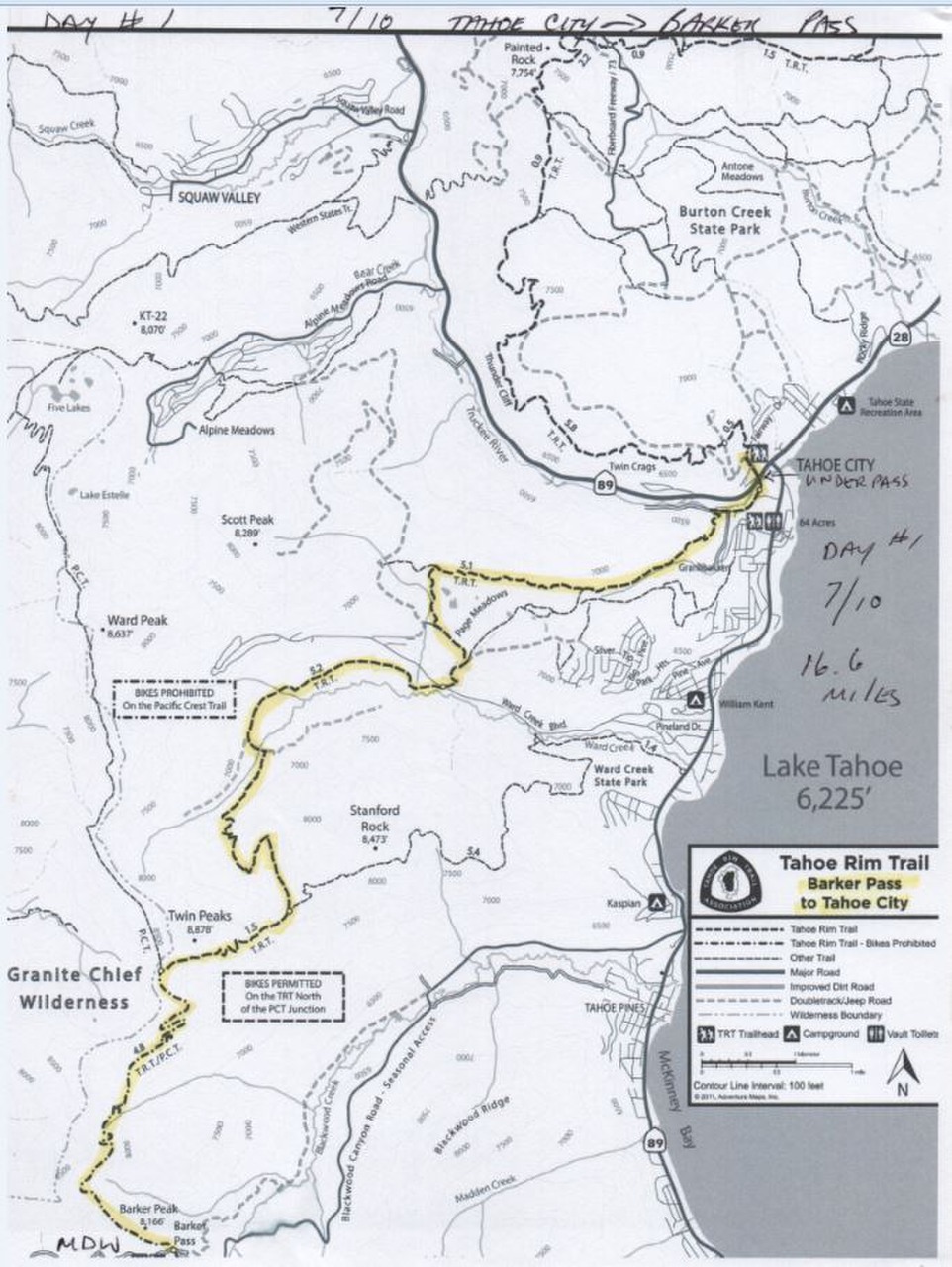 TRT Route of March