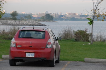 Woman and Karma Ghia