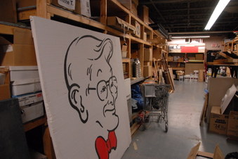 Back Stage Studio Area