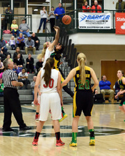 Morton Var. Girls B-ball vs U-High