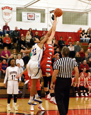 Morton Var Girls B-ball vs Danville Scha