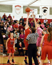 Morton Var Girls B-ball vs Pekin