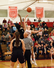 Morton Var Girls B-ball vs Galesburg