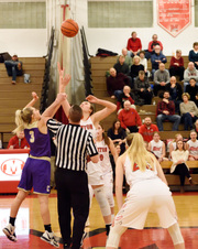 Morton Var Girls B-ball vs Canton