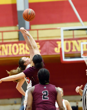 Morton Var Girls B-ball vs Central-Sec. 