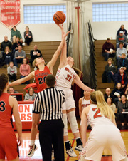 Morton Var Girls B-ball vs Metamora