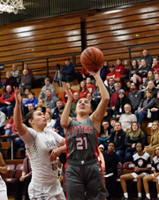 Morton Var Girls B-ball vs Peoria High